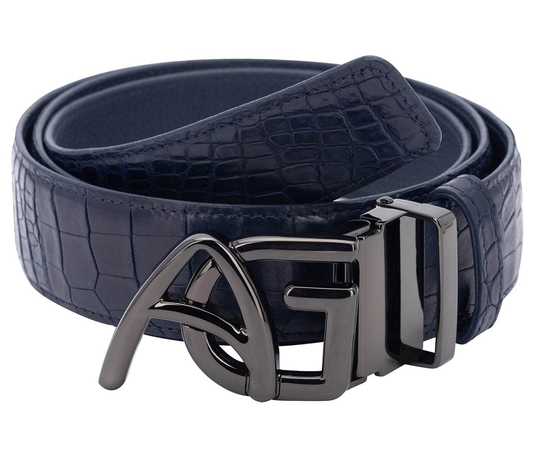 NAVY BLUE ALLIGATOR BELT  Best Price in 2023 at Ace of Clubs Golf Company